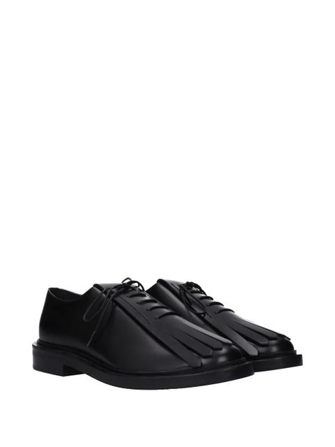 Max Mara fringe-detail leather oxford shoes - Black - zdjęcie produktu nr 2
