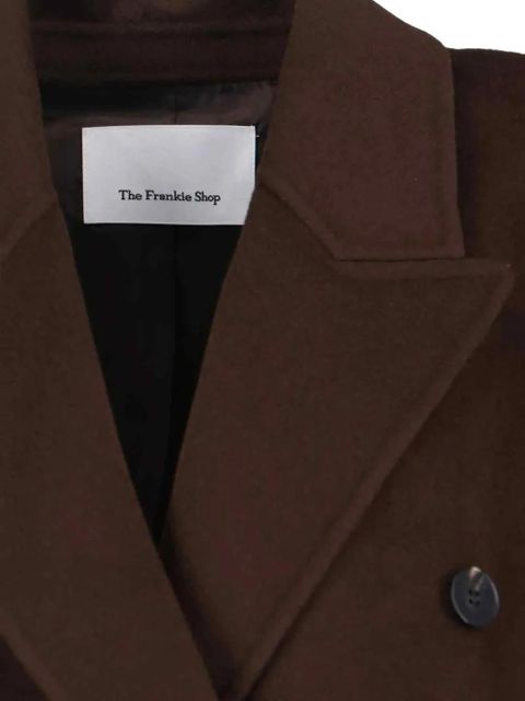 The Frankie Shop Gaia double-breasted coat - Brown