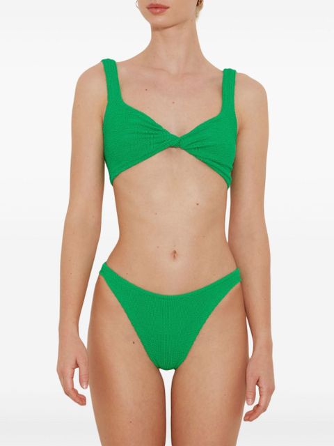 Hunza G Juno crinkle bikini - Green