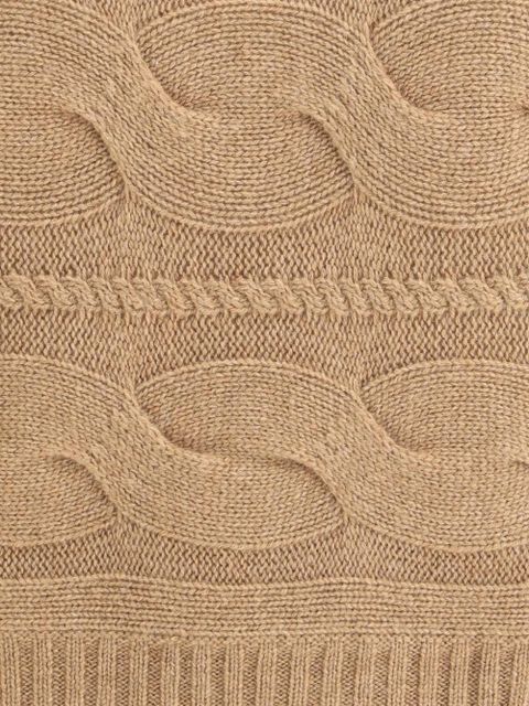 Max Mara cable-knit roll-neck sweater - Neutrals