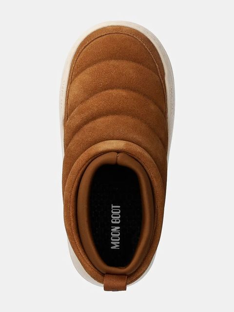 Moon Boot śniegowce Park Soft Suede kolor brązowy 80D2470020-M008