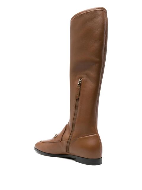 Gucci Jordaan knee-high boots - Brown