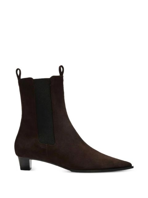 Aeyde Kiki suede boots - Brown - zdjęcie produktu nr 1