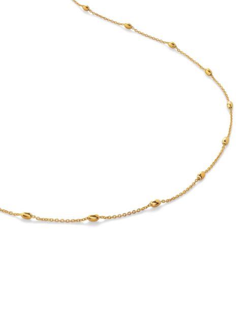 Monica Vinader Orbit gold vermeil-plated necklace - zdjęcie produktu nr 2