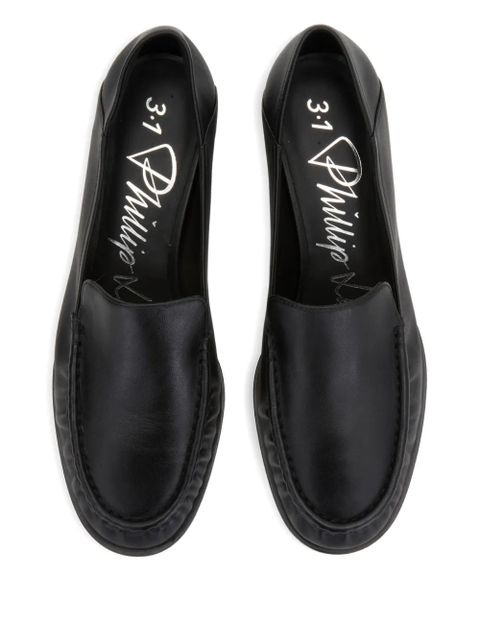 3.1 Phillip Lim 35mm leather loafers - Black