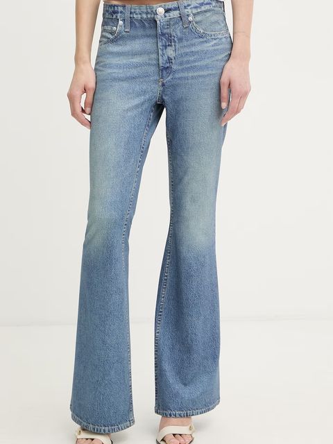 rag & bone spodnie dzwony damskie z wiskozy Miramar Dhalia - zdjęcie produktu nr 1