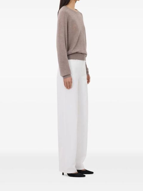 LouLou de Saison crew-neck cashmere sweater - Brown
