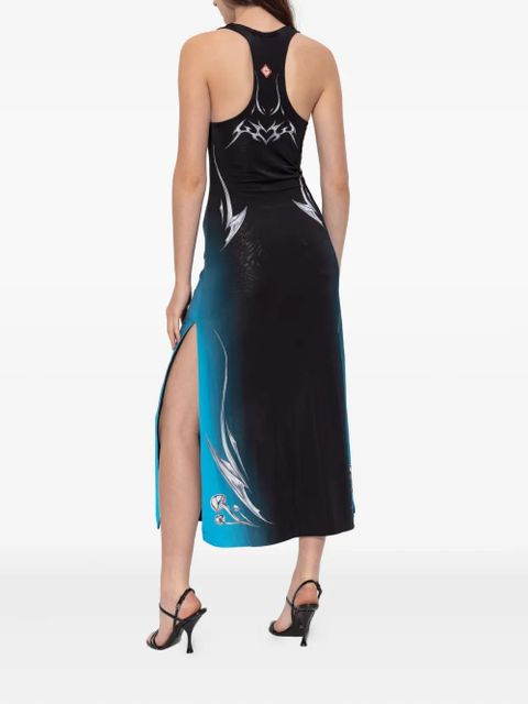 Casablanca Blades Slinky jersey midi dress - Black - zdjęcie produktu nr 2