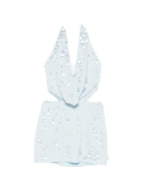 Cult Gaia cutout beaded mini dress - Blue - zdjęcie produktu nr 1