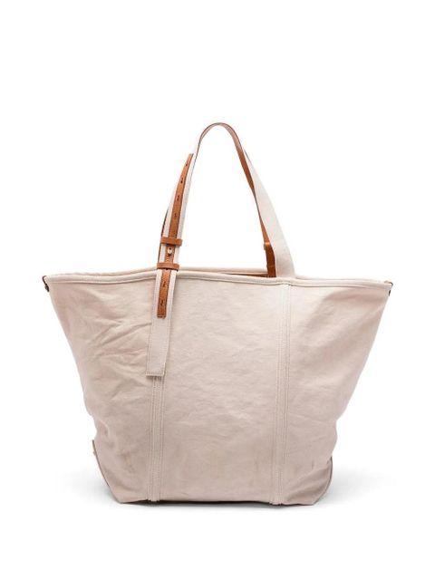 Golden Goose logo print tote bag - Neutrals - zdjęcie produktu nr 2