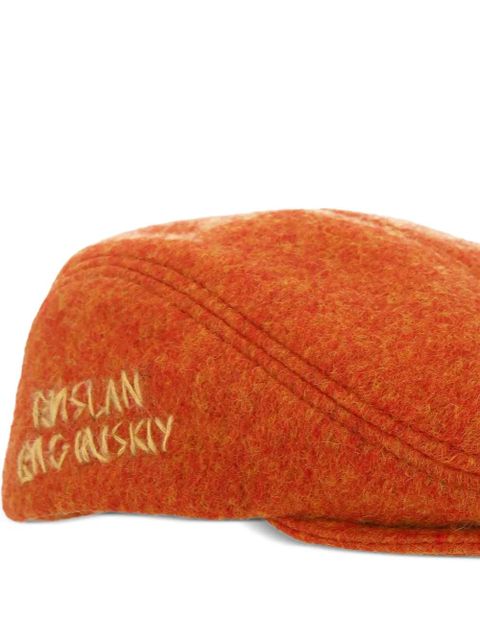 Ruslan Baginskiy logo-embroidered beret - Orange - zdjęcie produktu nr 2