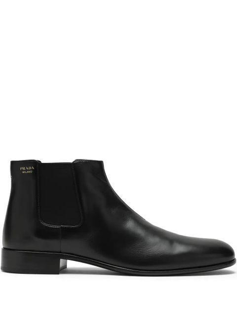 Prada pull-tab chelsea boots - Black - zdjęcie produktu nr 1
