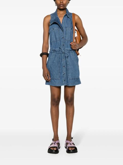 MARANT ÉTOILE Ines sleeveless denim minidress - Blue - zdjęcie produktu nr 2