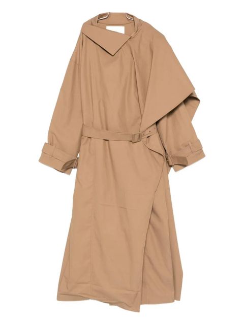 ENTIRE STUDIOS belted oversized coat - Neutrals