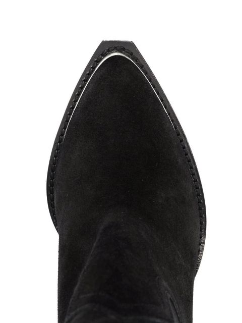 Isabel Marant Leyane 100mm suede boots - Black