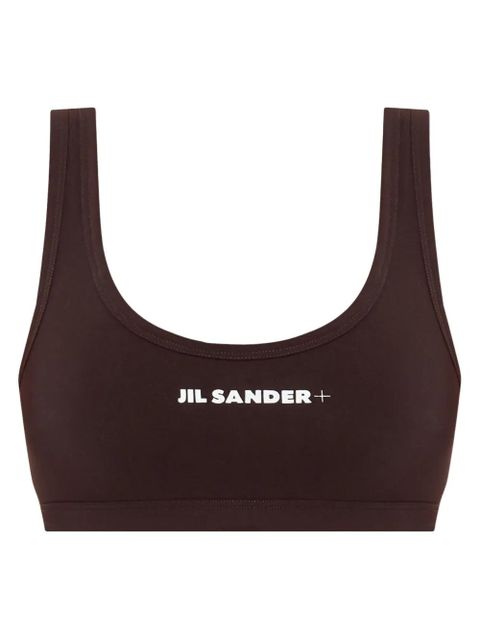 Jil Sander logo-print bikini top - Black - zdjęcie produktu nr 1