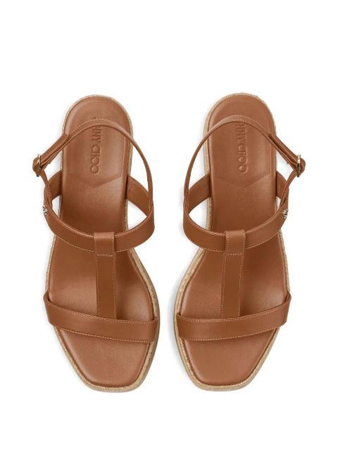 Jimmy Choo 60mm Theia espadrilles - Brown