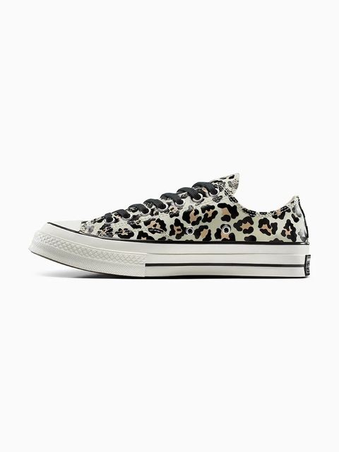 Converse tenisówki Chuck 70 Glow In The Dark Leopard kolor beżowy A15033C