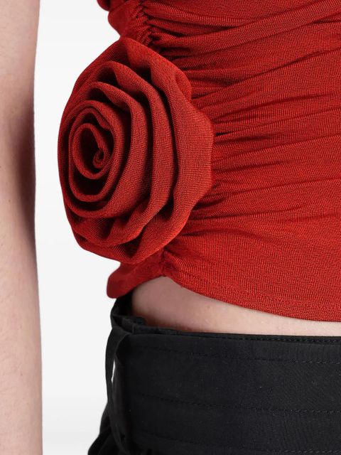 Magda Butrym one-shoulder top - Red