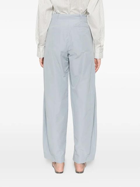 The Row pleated wide-leg trousers - White