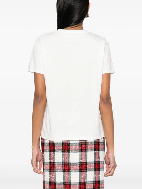 MC2 Saint Barth rhinestone-embellished cotton T-shirt - White