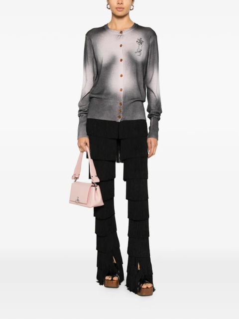 Vivienne Westwood Elle embroidered ombré cardigan - Black - zdjęcie produktu nr 2