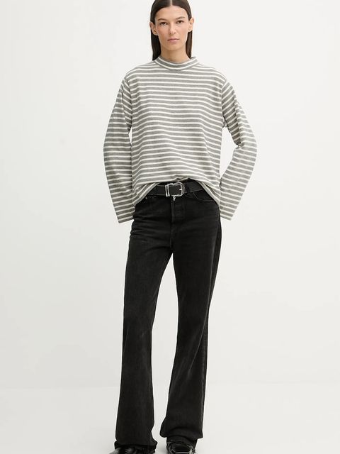 Marc O'Polo longsleeve bawełniany kolor szary 600304752025