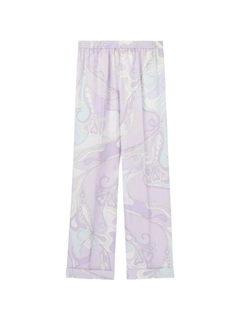 PUCCI Orchidee-print pajama pants - Purple - zdjęcie produktu nr 2