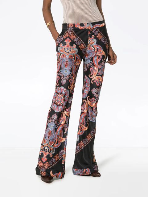 Chloé Persian print trousers - Black