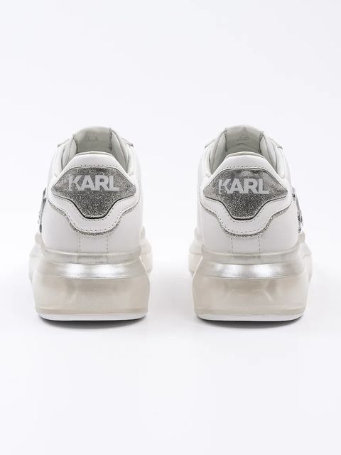Karl Lagerfeld sneakersy skórzane KAPRI KUSHION kolor biały KL62610H