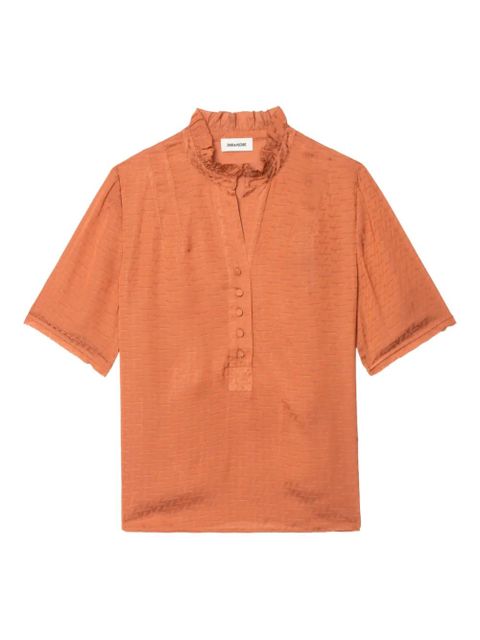 Zadig&Voltaire Topher satin blouse - Orange - zdjęcie produktu nr 1