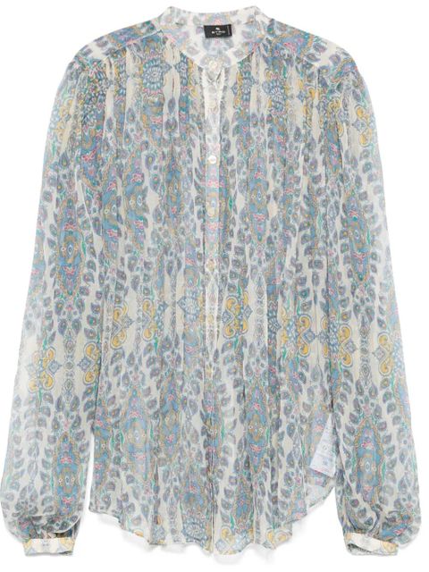 ETRO paisley blouse - Grey - zdjęcie produktu nr 1
