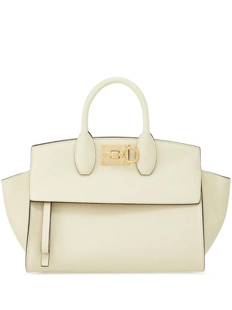 Ferragamo medium The Studio tote bag - White - zdjęcie produktu nr 1