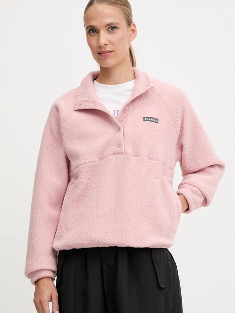 Columbia bluza polarowa Jasper damska kolor różowy gładka 2142381 - zdjęcie produktu nr 1