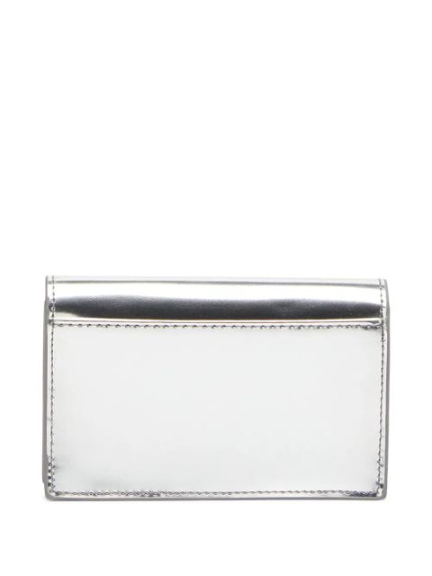 Diesel 1dr metallic-effect card holder - Silver - zdjęcie produktu nr 2