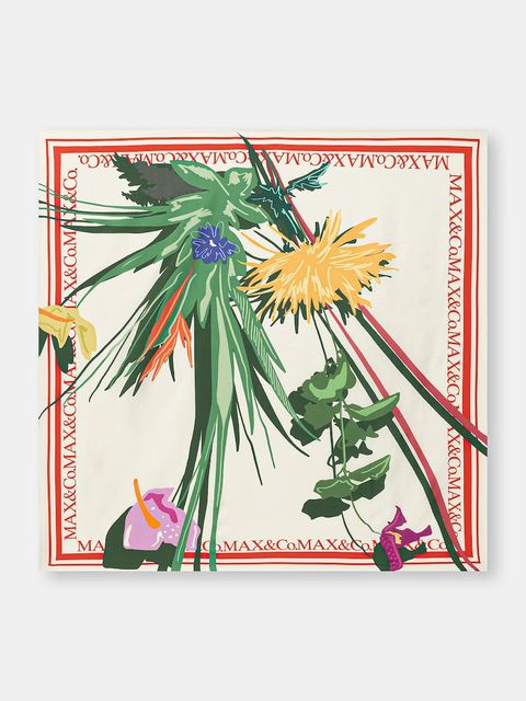 Max&Co. apaszka damska jedwabna MCABATTISTA - zdjęcie produktu nr 2