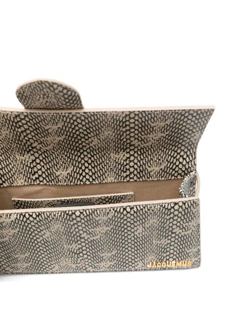 Jacquemus snakeskin shoulder bag - Neutrals