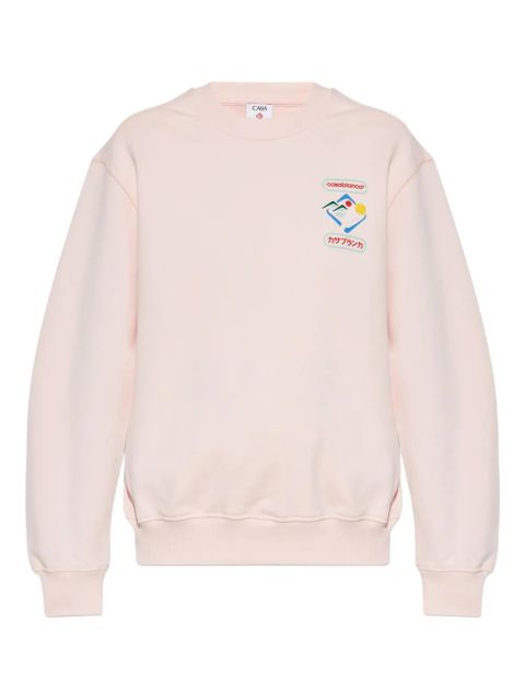 Casablanca Montaigne printed-graphic sweatshirt - Pink - zdjęcie produktu nr 1