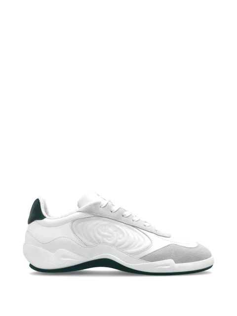 Casablanca embossed leather sneakers - White - zdjęcie produktu nr 1