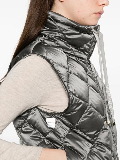 Max Mara The Cube quilted sleeveless gilet - Grey