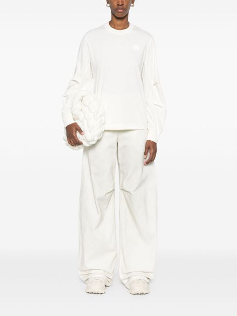 Moncler logo-patch T-shirt - White - zdjęcie produktu nr 2