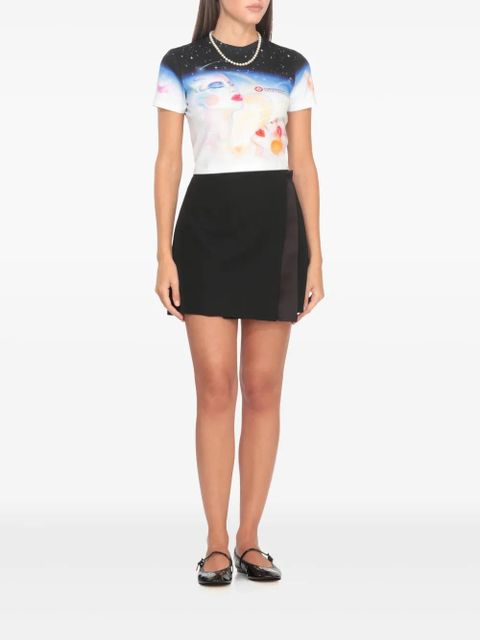 Casablanca wool wrapped skirt - Black - zdjęcie produktu nr 1