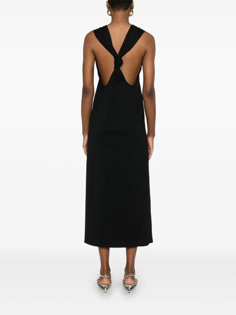 LouLou de Saison Rayna maxi dress - Black