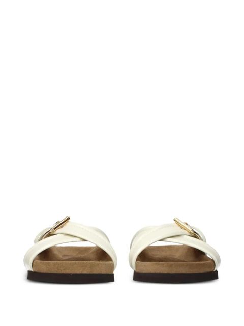 Valentino Garavani VLogo Signature crossover-strap sandals - Neutrals