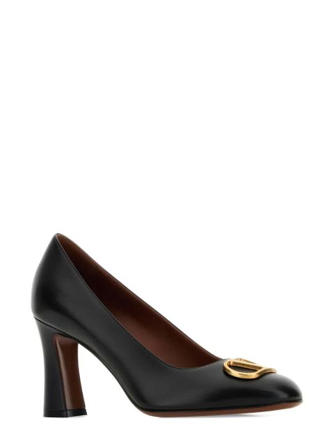 Valentino Garavani 80mm V-logo embellished pumps - Black - zdjęcie produktu nr 2