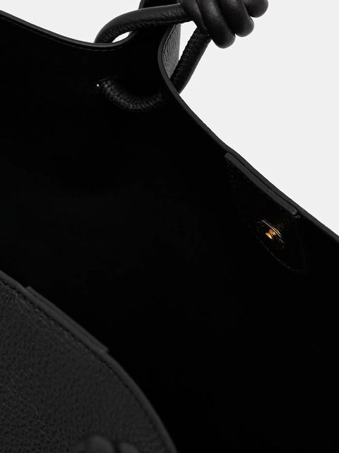 Coccinelle torebka skórzana FINN kolor czarny E1 U07 11 01 01