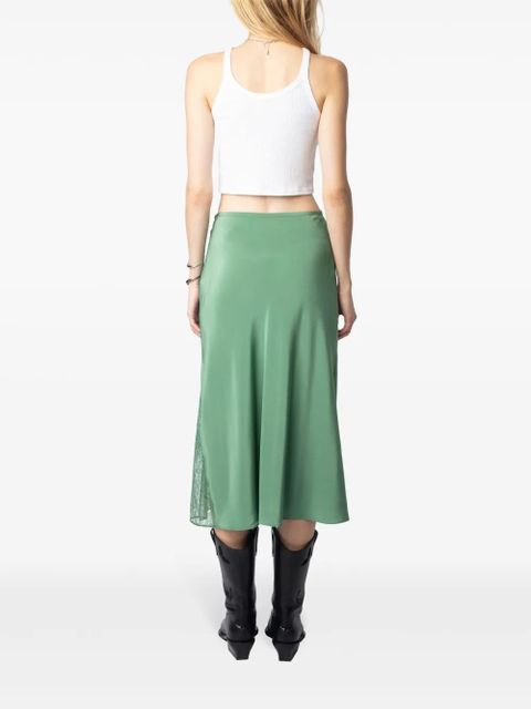 Zadig&Voltaire Jayla midi skirt - Green