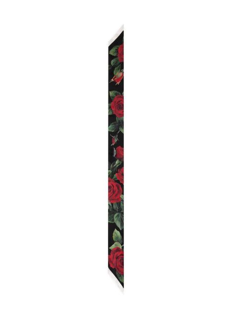 Dolce & Gabbana floral print scarf - Black - zdjęcie produktu nr 2