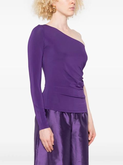 Max Mara one-shoulder top - Purple