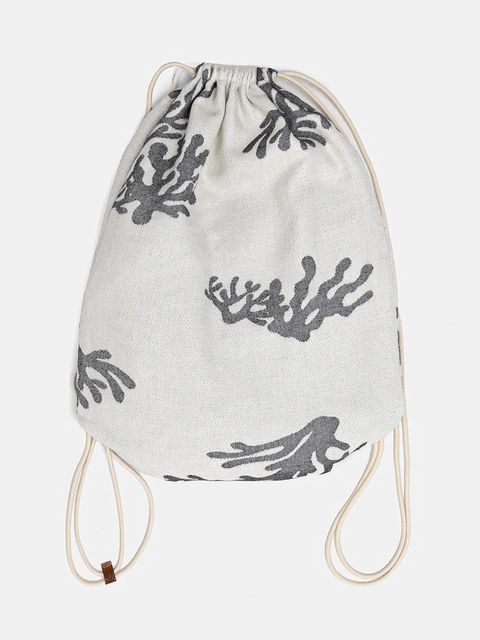 United Colors of Benetton ręcznik plażowy bawełniany kolor beżowy 665N1800T